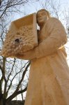 Fontaine le Vendangeur - Berg sur Moselle 1995 - 2 m - Pierre de Jaumont