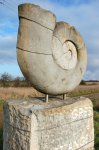 Ammonite - Hettange-Grande - 3 m - Grés hettangien - 1997